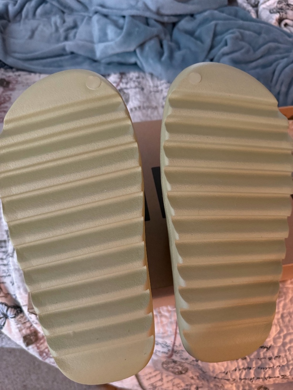 Brand New never worn Size 12 Yezzy Slides